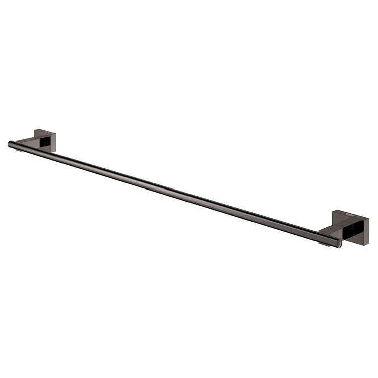 Towel Bar Essentials Cube 24 Inch Hard Graphite Metal - Image 2