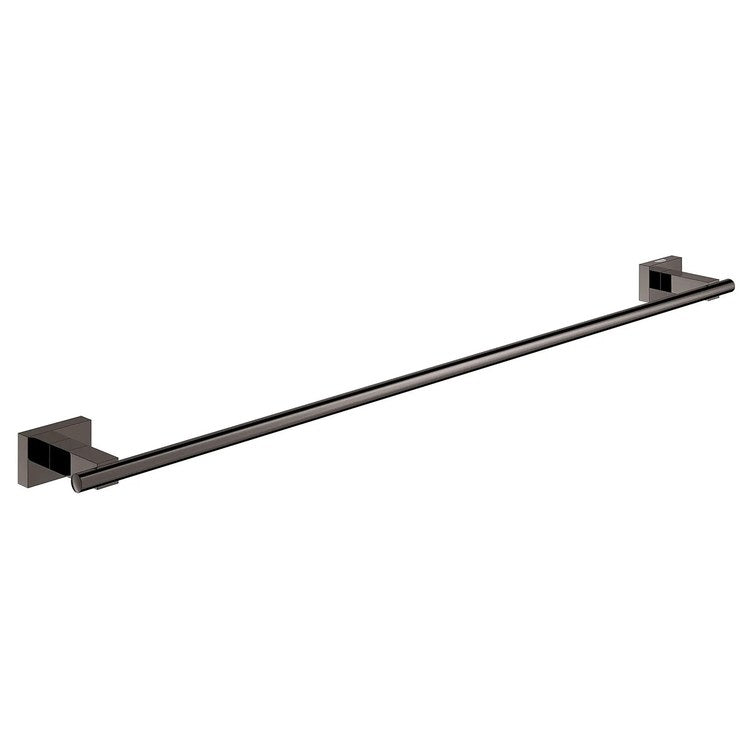 Towel Bar Essentials Cube 24 Inch Hard Graphite Metal - Image 1