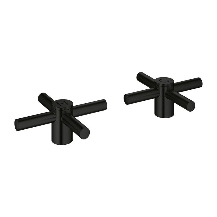 Faucet Handle Atrio 2 Cross Matte Black