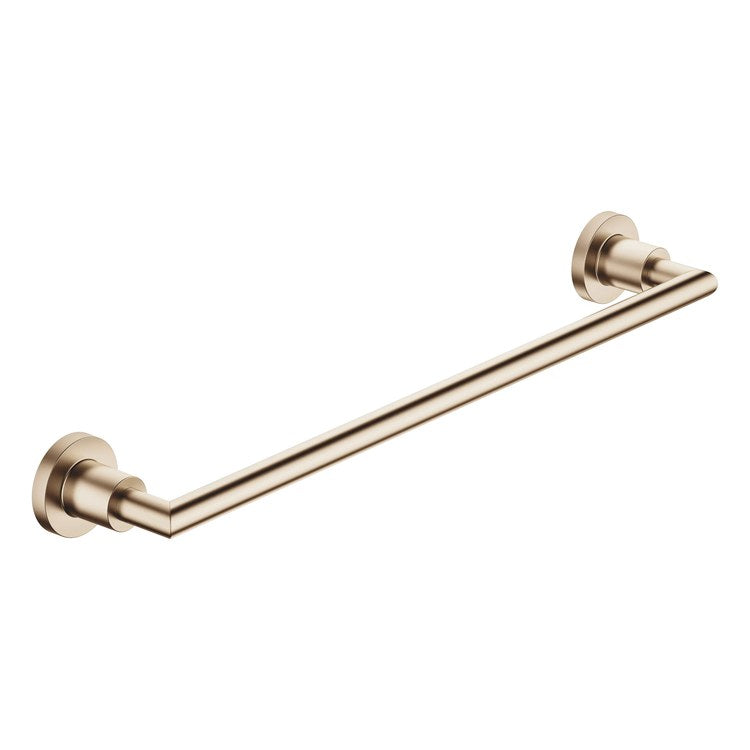 Towel Bar TARA 18 Inch Brushed Champagne Brass Alloy - Image 1