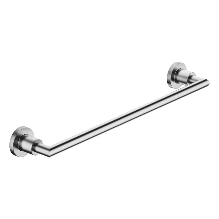 Towel Bar TARA 18 Inch Brushed Chrome Brass Alloy - Image 1