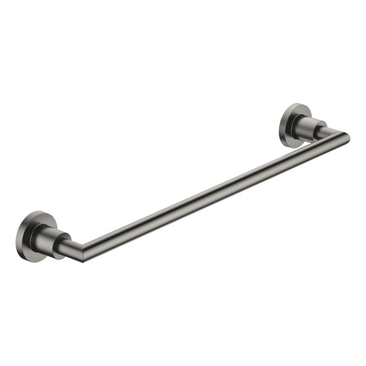 Towel Bar TARA 18 Inch Brushed Dark Platinum Brass Alloy - Image 1
