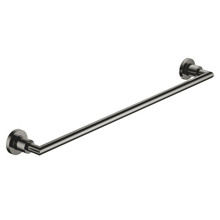Towel Bar TARA 24 Inch Dark Chrome Brass Alloy - Image 1