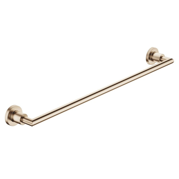 Towel Bar TARA 24 Inch Brushed Champagne Brass Alloy - Image 1