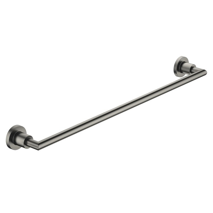 Towel Bar TARA 24 Inch Brushed Dark Platinum Brass Alloy - Image 1