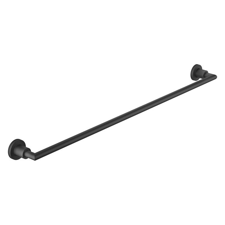 Towel Bar TARA 32 Inch Matte Black Brass Alloy - Image 1