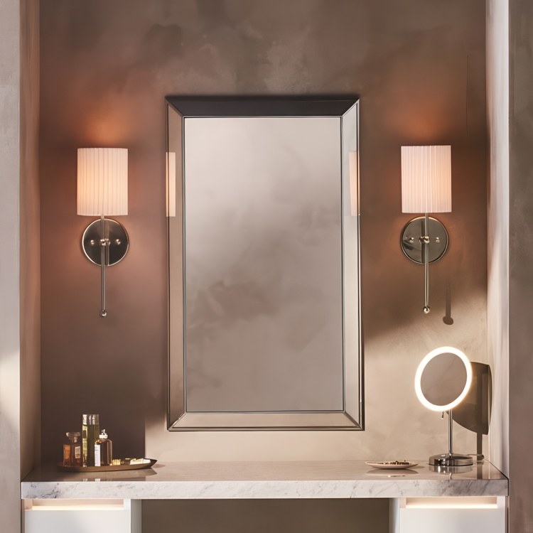 Mirror Murray Hill 24 x 40-3/4 Inch Chrome Rotatable Rectangle - Image 2
