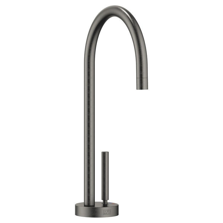 Beverage Faucet TARA Hot and Cold Water 1 Lever ADA Brushed Dark Platinum Fixed Thermally Insulated 1 Hole 0.5 Gallons per Minute - Image 1