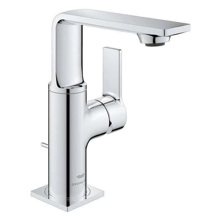 Lavatory Faucet Allure New Medium 1 Lever ADA WaterSense/CALGreen/cUPC StarLight Chrome 1.2 Gallons per Minute Deck Swivel 100 DEG Pop-Up 1 Hole SilkMove/EcoJoy