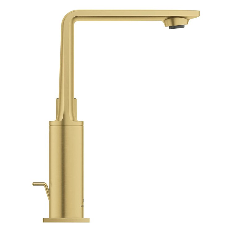 Lavatory Faucet Allure New Large 1 Lever ADA WaterSense/CALGreen/cUPC Brushed Cool Sunrise 1.2 Gallons per Minute Deck Swivel 100 DEG Pop-Up 1 Hole SilkMove/EcoJoy - Image 2