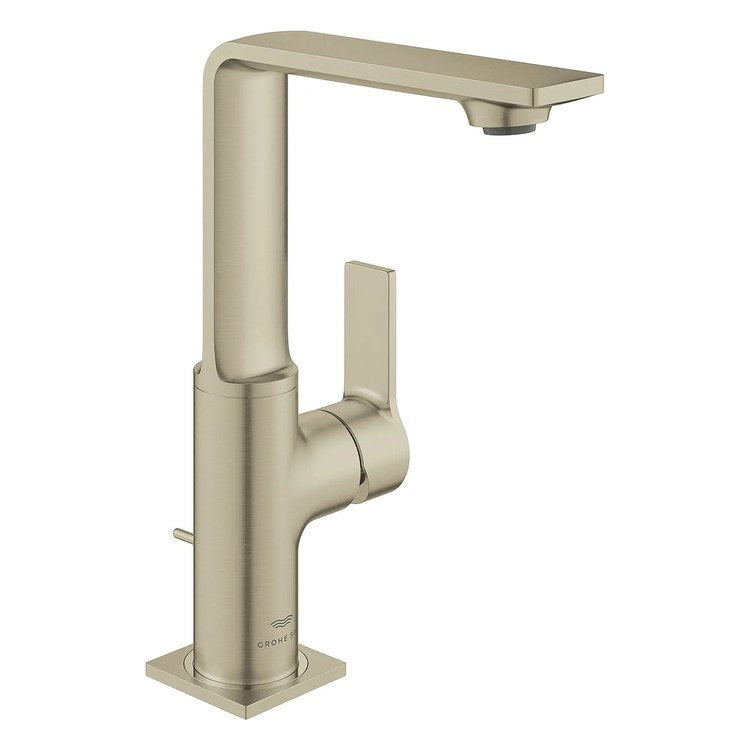 Lavatory Faucet Allure New Large 1 Lever ADA WaterSense/CALGreen/cUPC Brushed Nickel Infinity 1.2 Gallons per Minute Deck Swivel 100 DEG Pop-Up 1 Hole SilkMove/EcoJoy - Image 2