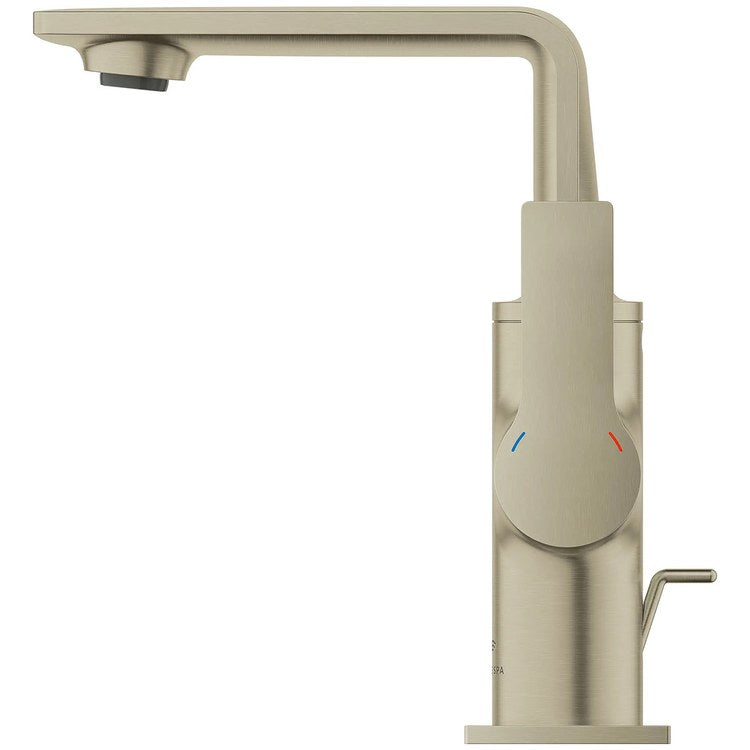 Lavatory Faucet Allure New Medium 1 Lever ADA WaterSense/CALGreen/cUPC Brushed Nickel Infinity 1.2 Gallons per Minute Deck Swivel 100 DEG Pop-Up 1 Hole SilkMove/EcoJoy - Image 2