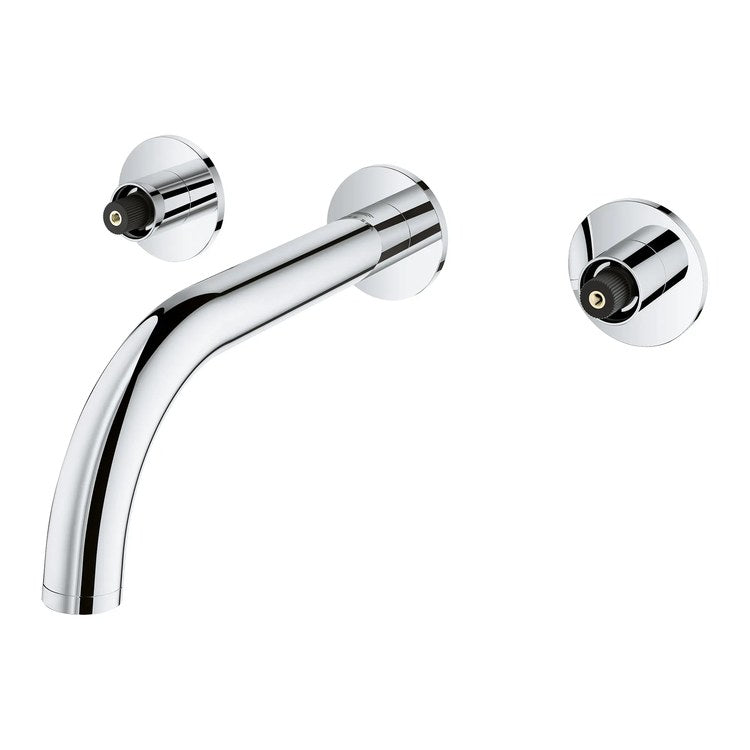 Lavatory Faucet Atrio Wall Mount 2 Cross WaterSense StarLight Chrome 1.2 Gallons per Minute 3 Hole - Image 1