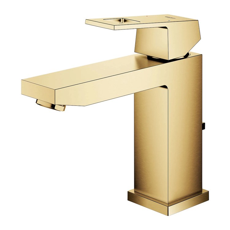 Lavatory Faucet Eurocube Medium Brushed Cool Sunrise 1.2 Gallons per Minute - Image 1