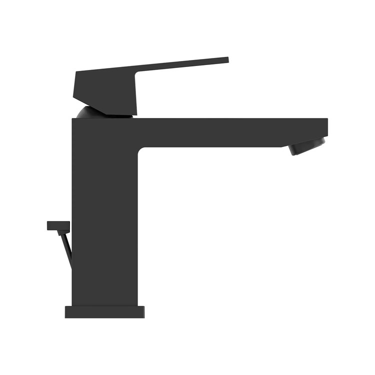 Lavatory Faucet Eurocube Medium 1 Lever ADA WaterSense Matte Black 1.2 Gallons per Minute 1 Hole - Image 2