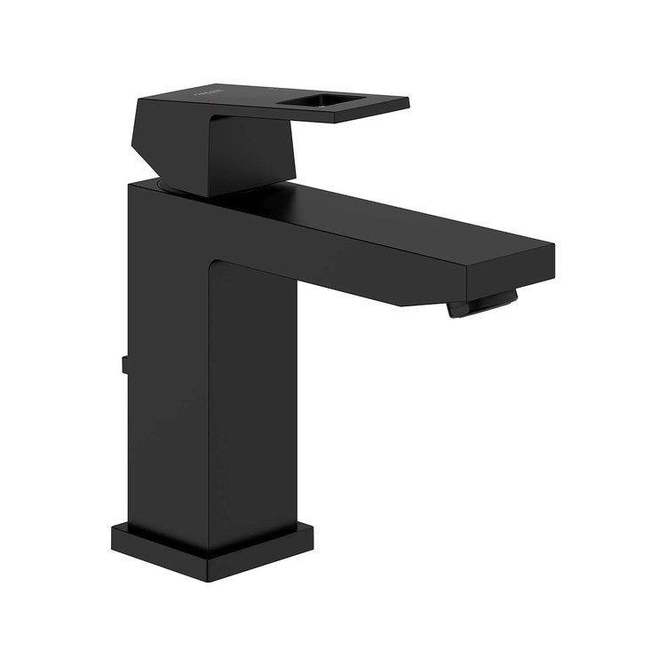 Lavatory Faucet Eurocube Medium 1 Lever ADA WaterSense Matte Black 1.2 Gallons per Minute 1 Hole - Image 1