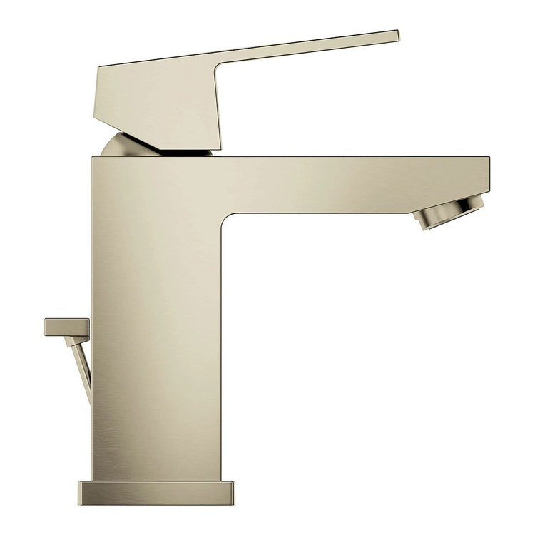 Lavatory Faucet Eurocube Small 1 Lever ADA Watersense Brushed Nickel Infinity 1.2 Gallons per Minute - Image 1