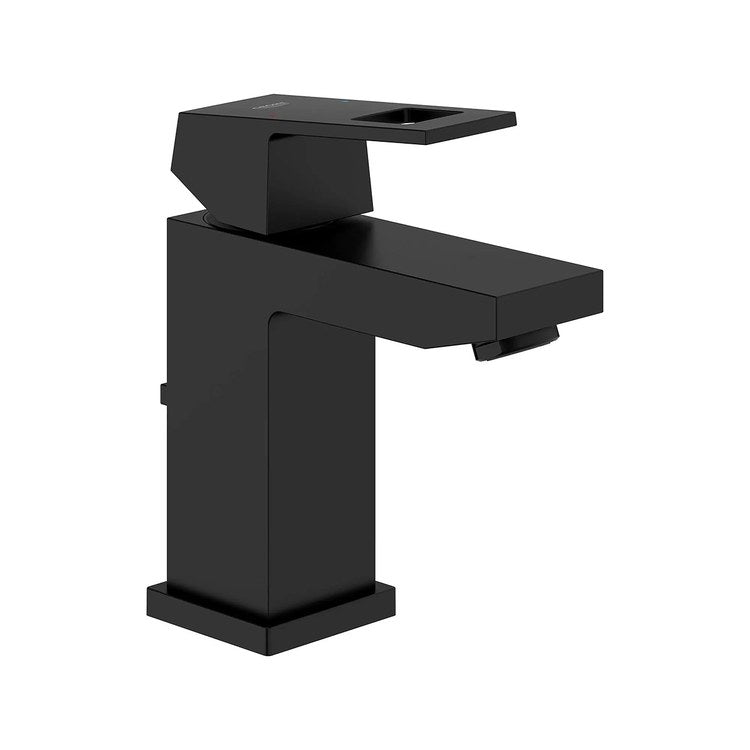 Lavatory Faucet Eurocube Small Centerset 1 Lever ADA WaterSense Matte Black 1.2 Gallons per Minute 1 Hole - Image 1