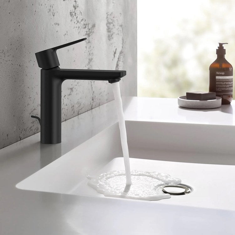 Lavatory Faucet Lineare Small 1 Lever ADA WaterSense Matte Black 1.2 Gallons per Minute 1 Hole - Image 3