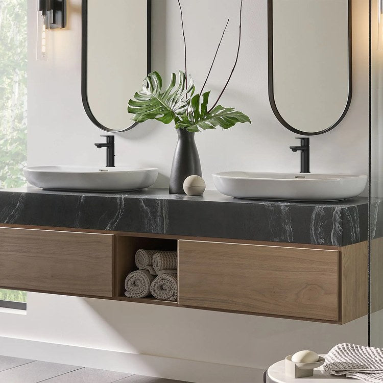 Lavatory Faucet Lineare Extra Small 1 Lever ADA WaterSense Matte Black 1.2 Gallons per Minute 1 Hole - Image 2