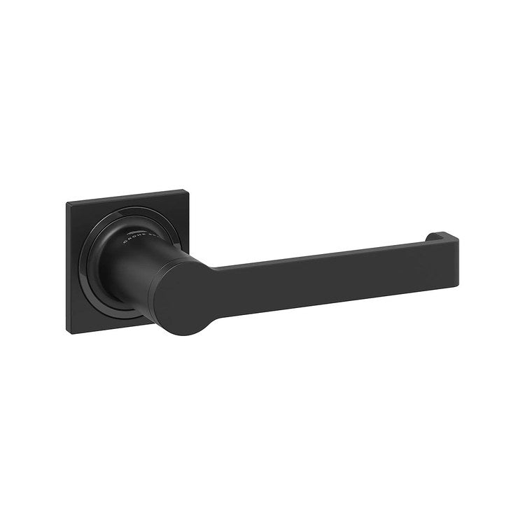 Toilet Paper Holder Allure Matte Black Metal Wall Mount - Image 1