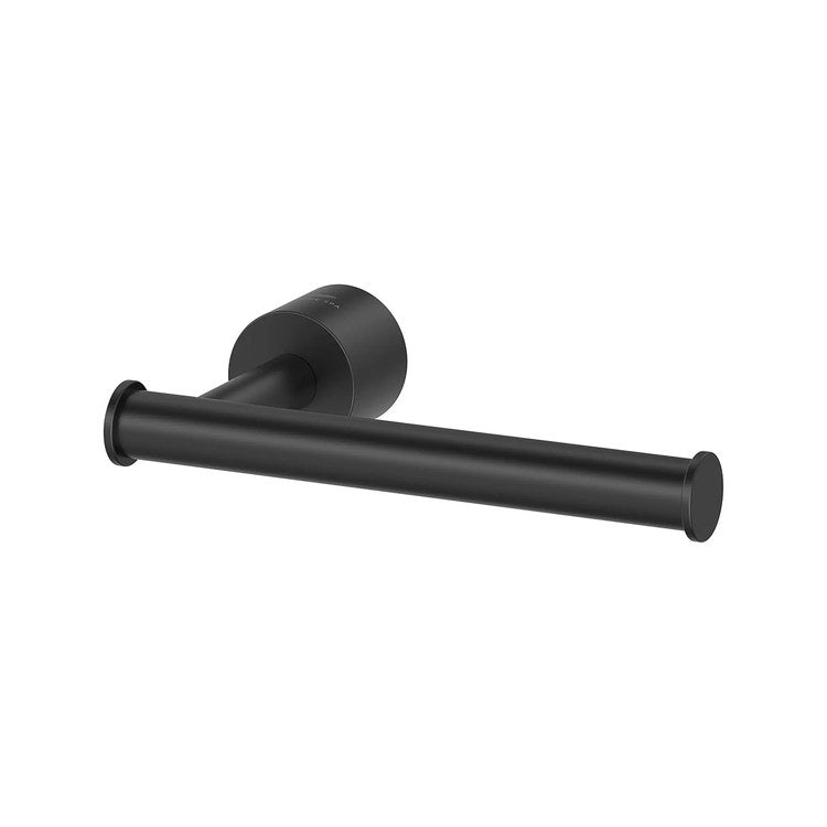 Toilet Paper Holder Atrio Matte Black Metal Wall Mount - Image 2