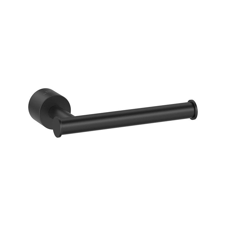 Toilet Paper Holder Atrio Matte Black Metal Wall Mount - Image 1