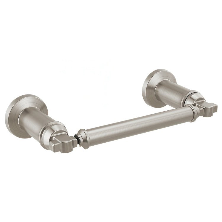 Toilet Paper Holder Broderick Pivoting Stainless Steel Metal 6-1/2 Inch 3-9/16 Inch Wall Mount - Image 1