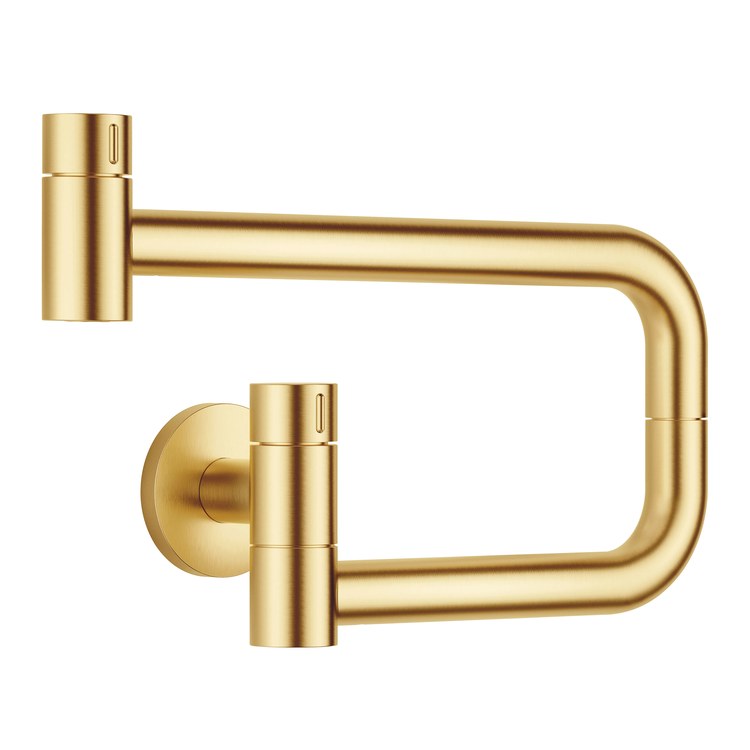 Pot Filler TARA ULTRA Cold Water Valve 1 Knob Brushed Durabrass 1 Hole 1.5 Gallons per Minute - Image 1