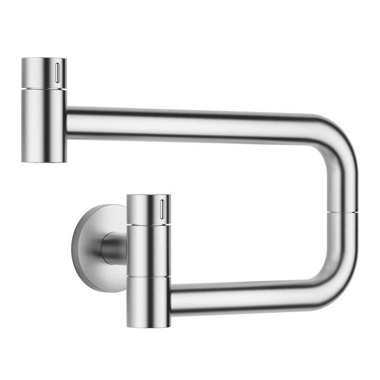 Pot Filler TARA ULTRA Cold Water Valve 1 Knob Brushed Chrome 1 Hole 1.5 Gallons per Minute - Image 1