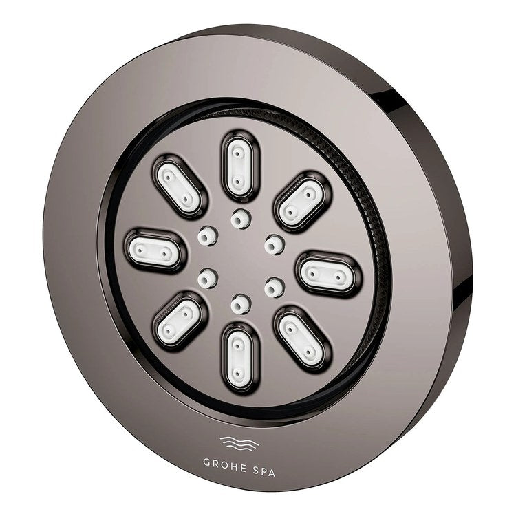 Body Spray Aqua Hard Graphite Rainshower Round 2 Function 0.9 Gallons per Minute 1/2 Inch NPT - Image 3