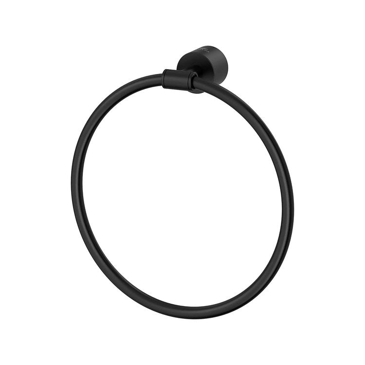 Towel Ring Atrio 8 Inch Matte Black Metal 2-11/16 Inch - Image 2