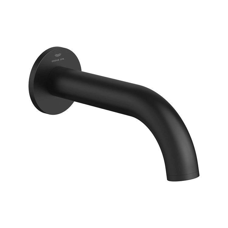 Tub Spout Atrio Matte Black Metal 1/2 IN NPT - Image 1