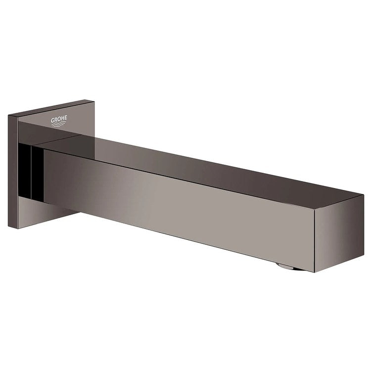 Tub Spout Eurovcube Hard Graphite 6-11/16 Inch Metal - Image 1