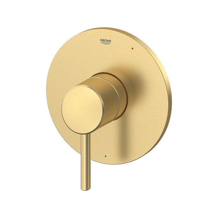 Pressure Balance Valve Trim Concetto with Cartridge 1 Metal Lever Brushed Cool Sunrise - Image 2