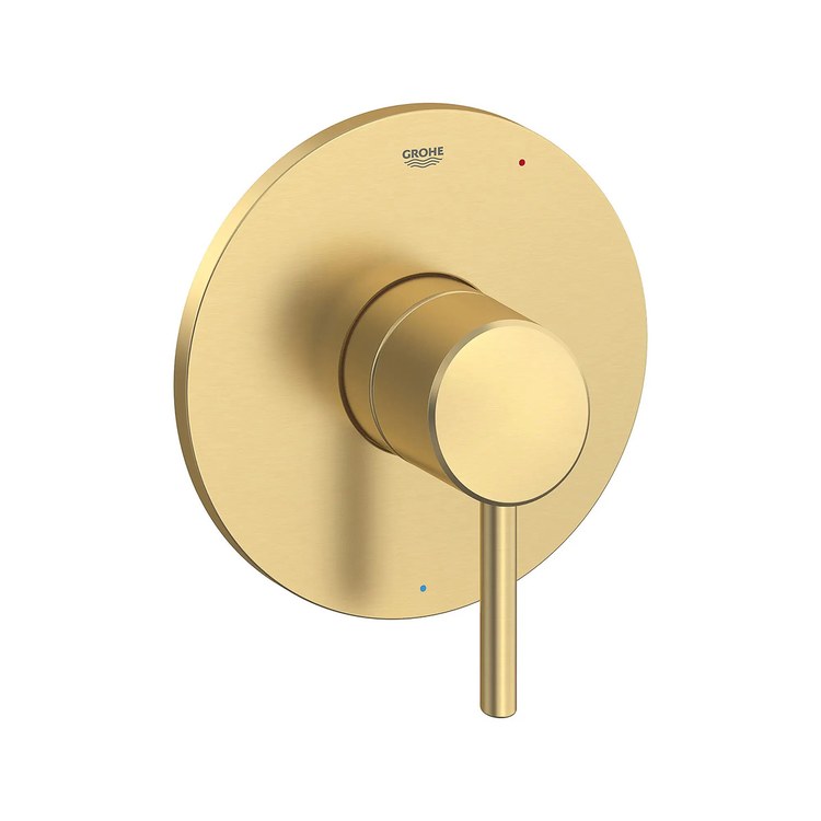 Pressure Balance Valve Trim Concetto with Cartridge 1 Metal Lever Brushed Cool Sunrise - Image 1