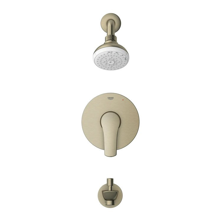 Pressure Balance Valve Trim Eurosmart 1 Metal Lever Brushed Nickel WaterSense - Image 3