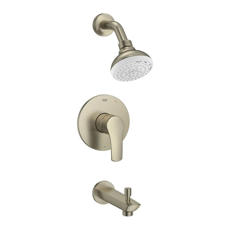 Pressure Balance Valve Trim Eurosmart 1 Metal Lever Brushed Nickel WaterSense - Image 1