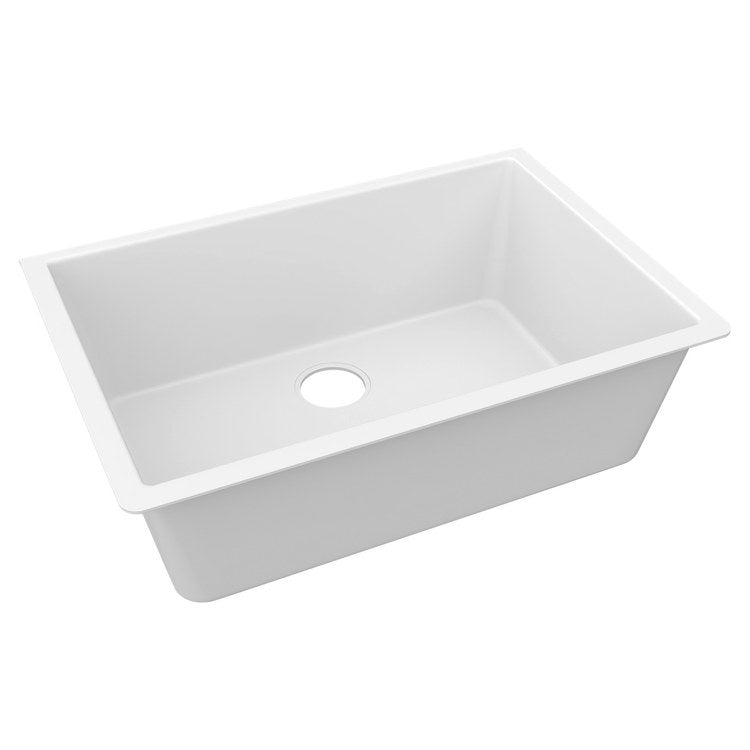 Kitchen Sink Luxe 33 x 18 Inch 1 Bowl Single 1 Hole Arctic Fox Undermount Rectangle - Image 1