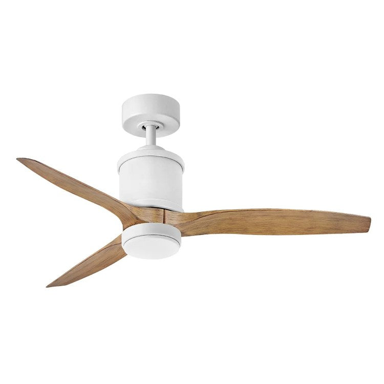 Ceiling Fan Hover LED Smart Matte White 52 Inch 3 Blades Koa