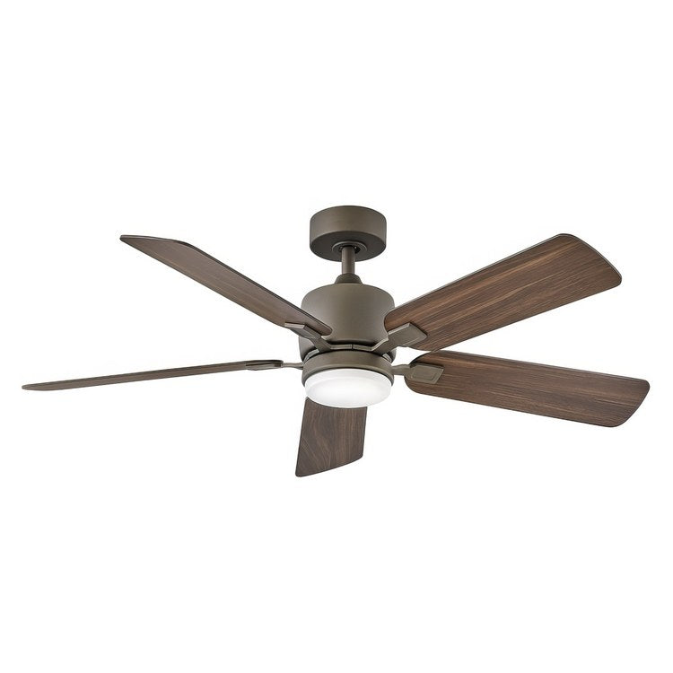 Ceiling Fan Regency Afton LED Metallic Matte Bronze 52 Inch 5 Blades Metallic Matte Bronze/Walnut