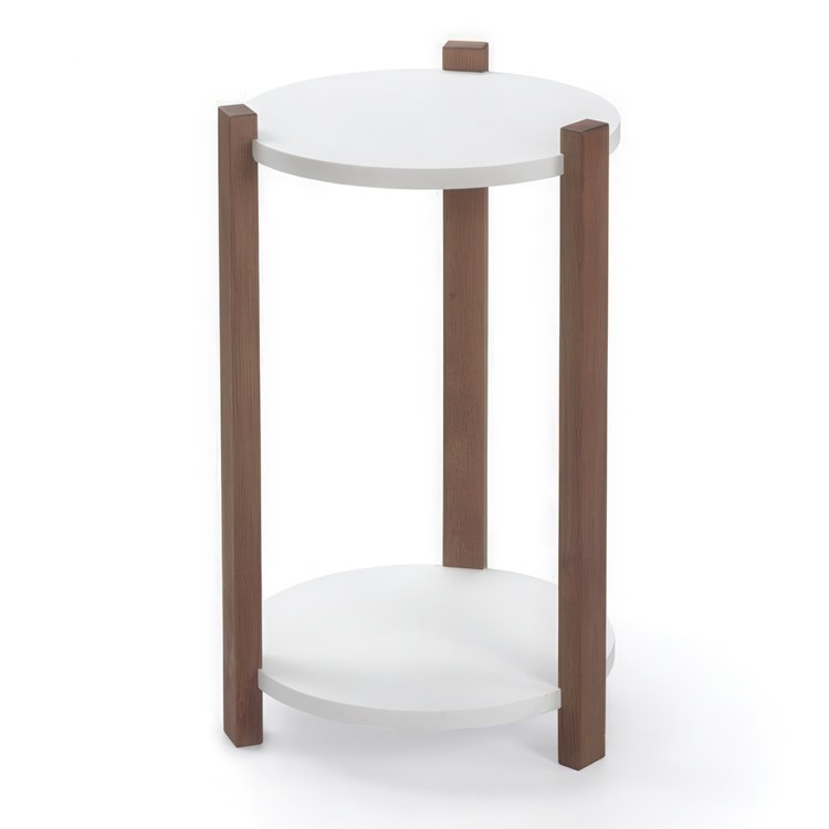 Side Table SculptureStone Matte White - Image 1