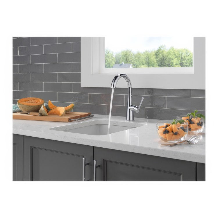 Bar Faucet 1 Lever ADA Chrome Swivel 1.5 Gallons per Minute - Image 2