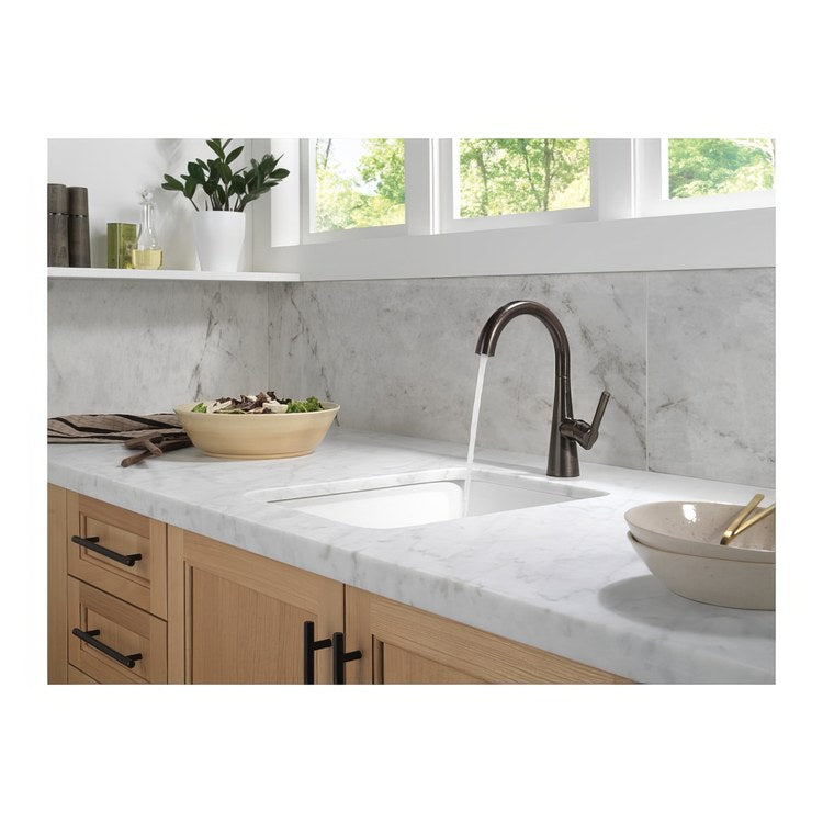 Bar Faucet 1 Lever ADA Venetian Bronze Swivel 1.5 Gallons per Minute - Image 2