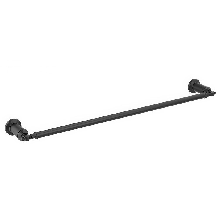Towel Bar Broderick 24 Inch Matte Black - Image 1