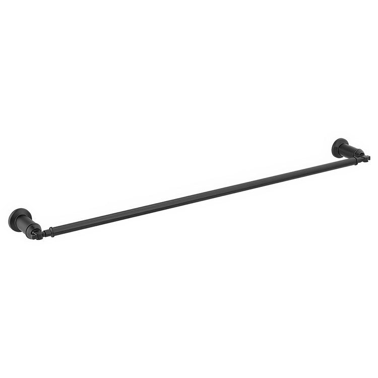 Towel Bar Broderick 30 Inch Matte Black - Image 1