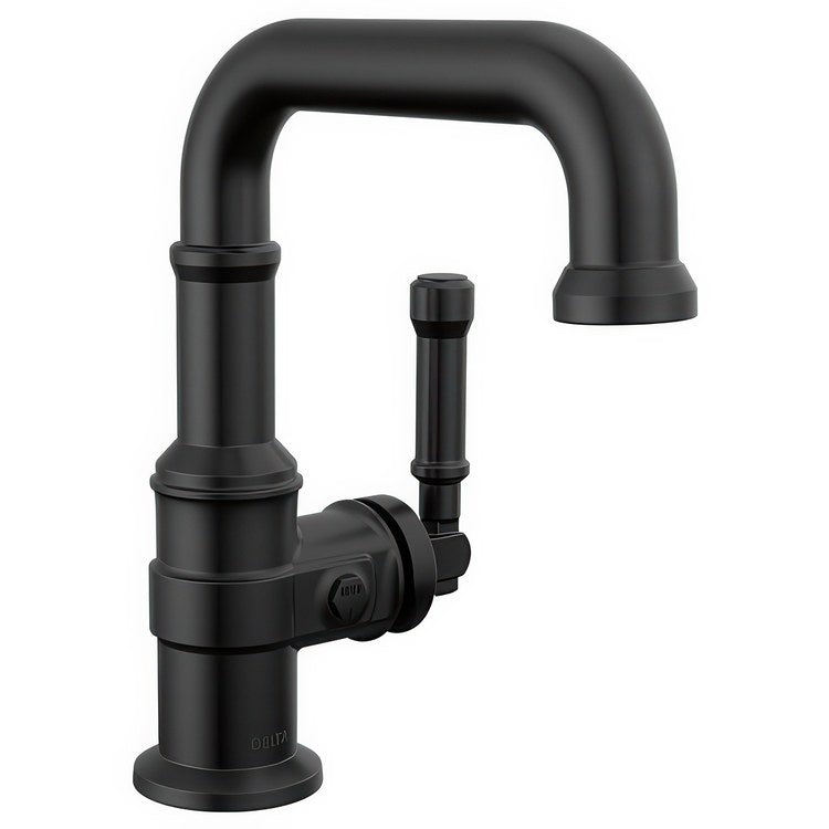 Lavatory Faucet Broderick 1 Lever ADA WaterSense Matte Black 1.2 Gallons per Minute Pop-Up 1 Hole