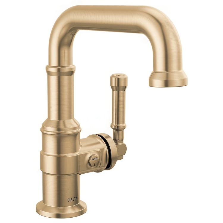 Lavatory Faucet Broderick 1 Lever ADA WaterSense Lumicoat Champagne Bronze 1.2 Gallons per Minute Pop-Up 1 Hole - Image 1
