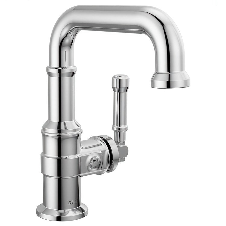 Lavatory Faucet Broderick 1 Lever ADA WaterSense Lumicoat Polished Chrome 1.2 Gallons per Minute Pop-Up 1 Hole - Image 1
