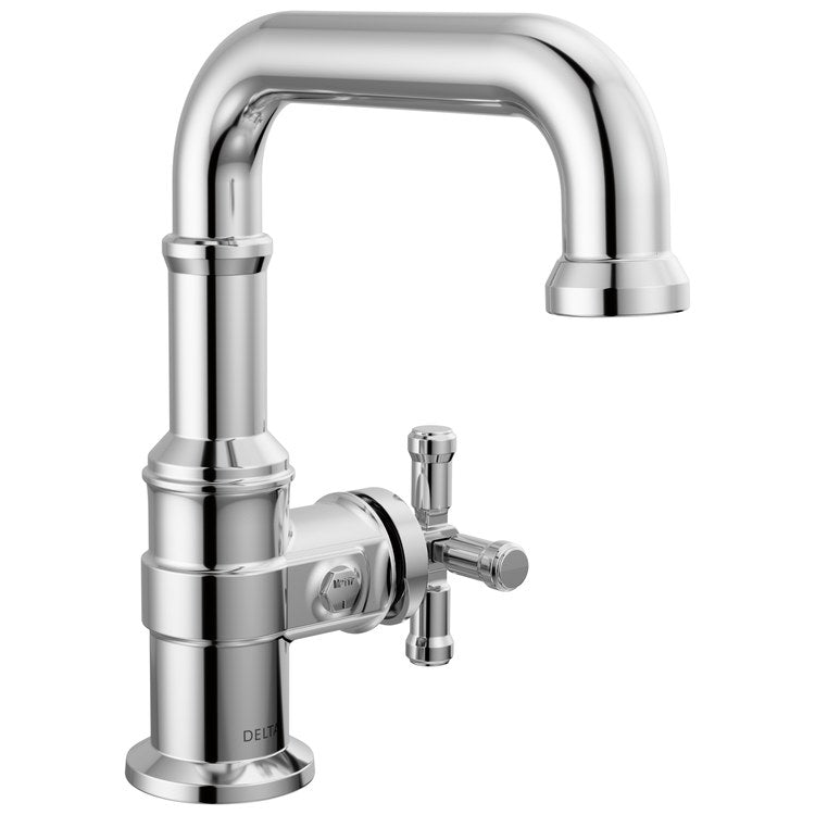 Lavatory Faucet Broderick 1 Cross WaterSense Lumicoat Polished Chrome 1.2 Gallons per Minute Deck Pop-Up 1 Hole
